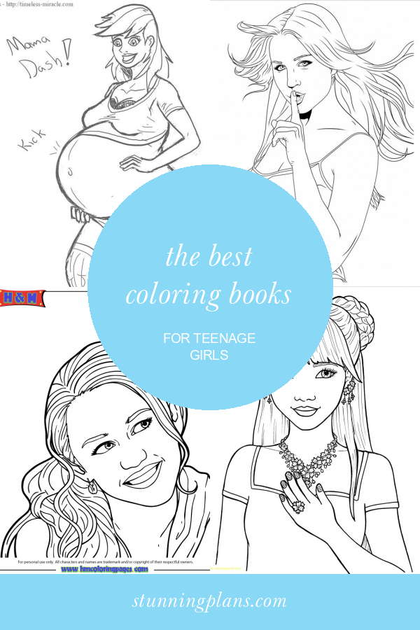 The Best Coloring Books for Teenage Girls Home, Family, Style and Art